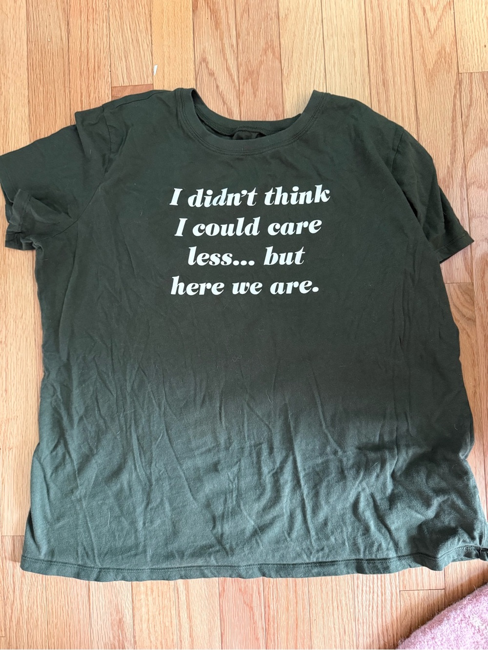 torrid Dark Green Graphic Tee with White Slogan